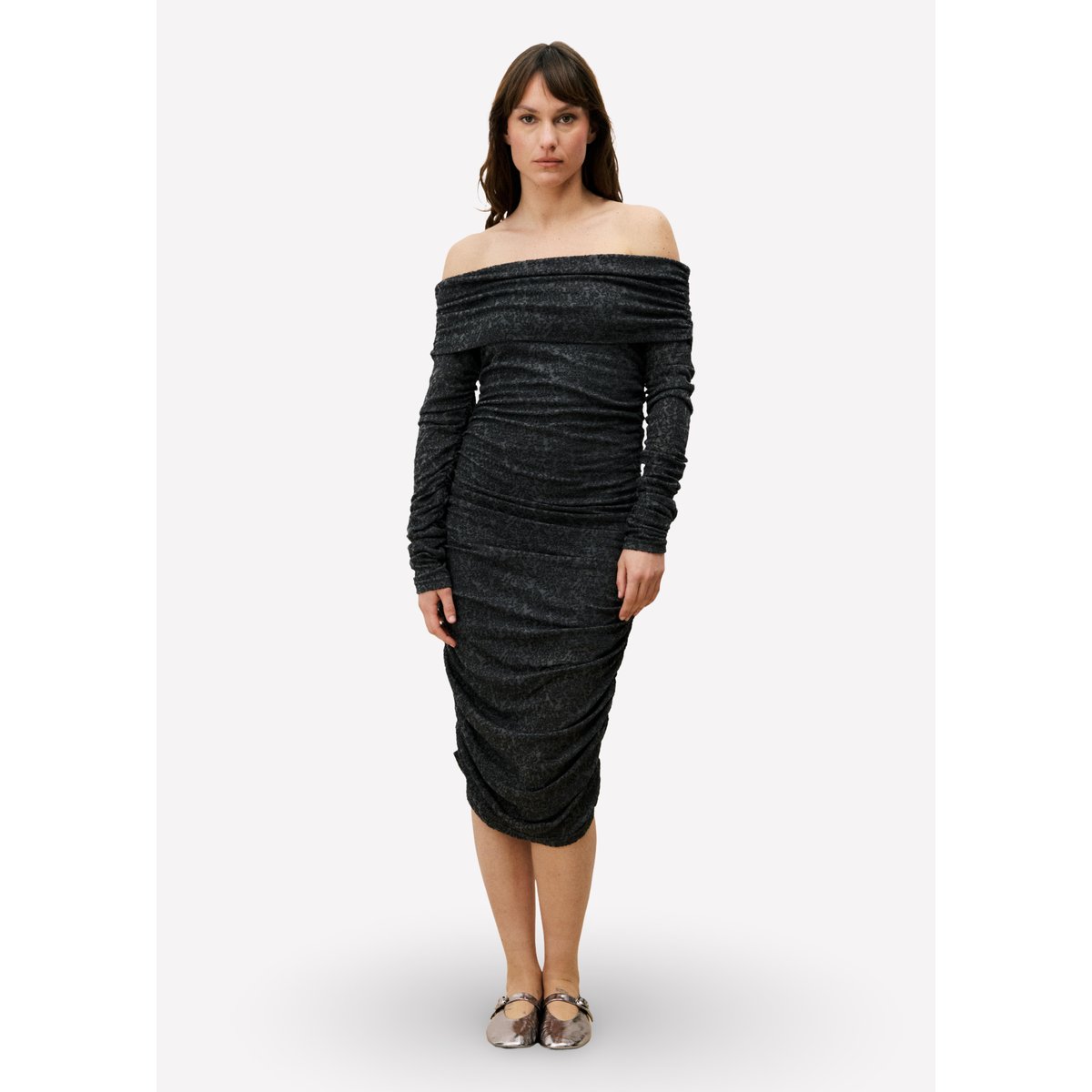 Robe  longue AMII anthracite, FRNCH