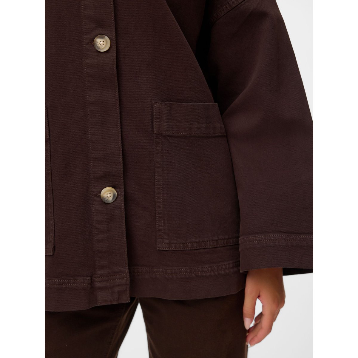 Veste En Jean chocolate torte, VERO MODA