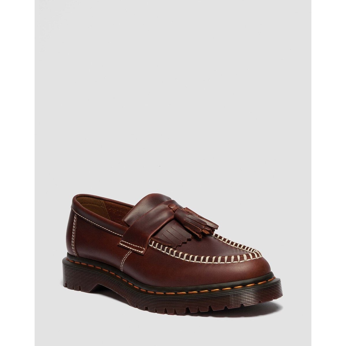 Mocassins Adrian Ben Tassel en cuir Orleans marron, DR. MARTENS