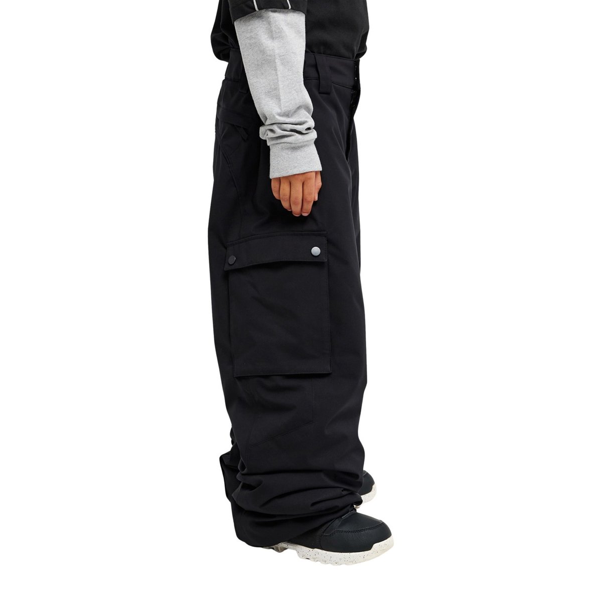 Pantalon de snow technique YOUNG GUNS SNOW DOWN CARGO 10K noir black, QUIKSILVER