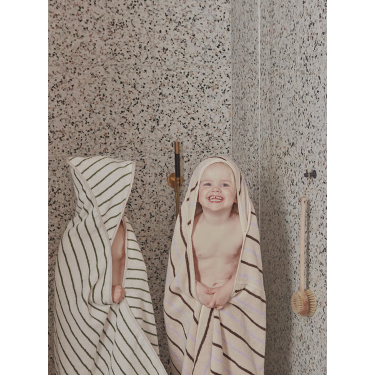 Serviette de bain en coton MINI blanc, OYOY LIVING DESIGN