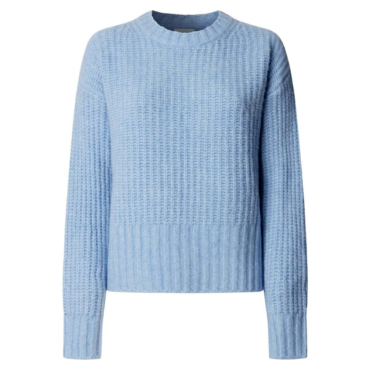 Pull Col Rond En Maille horizon bleu, PEPE JEANS