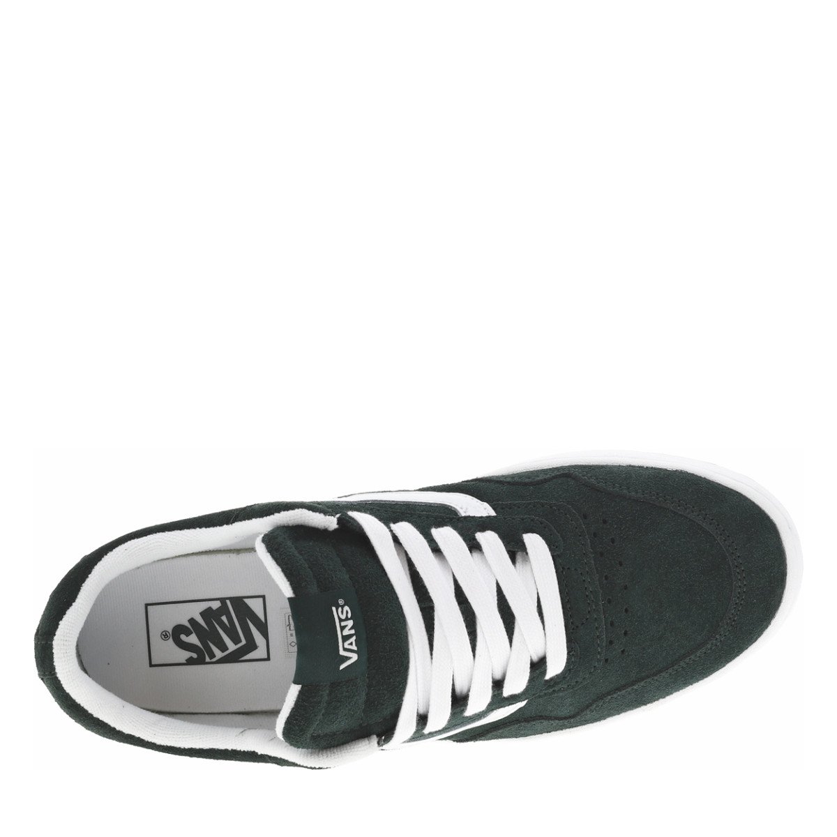 Baskets CRUZE 3.0 cuir talon plat vert, VANS