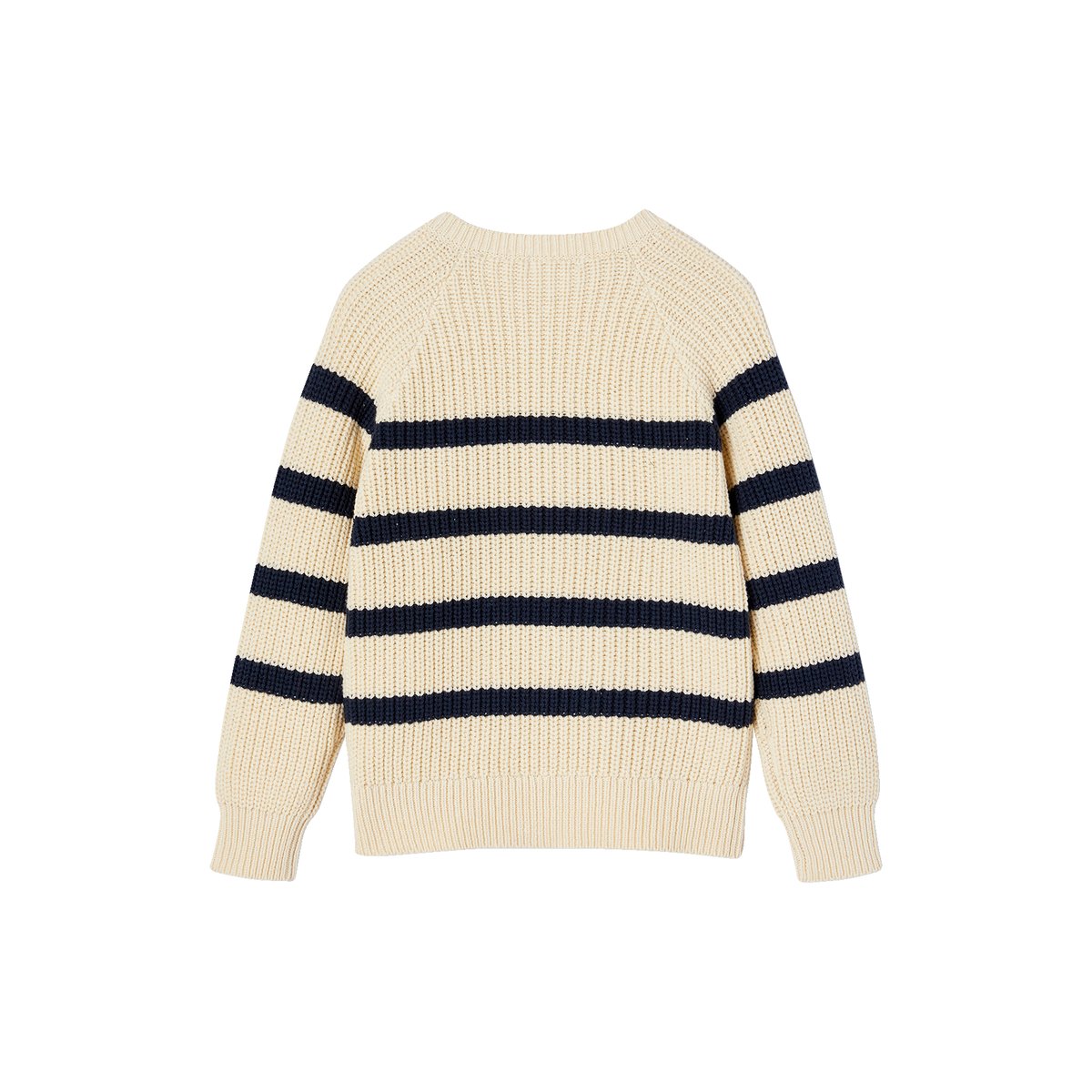 Pull rayé écru, VERTBAUDET