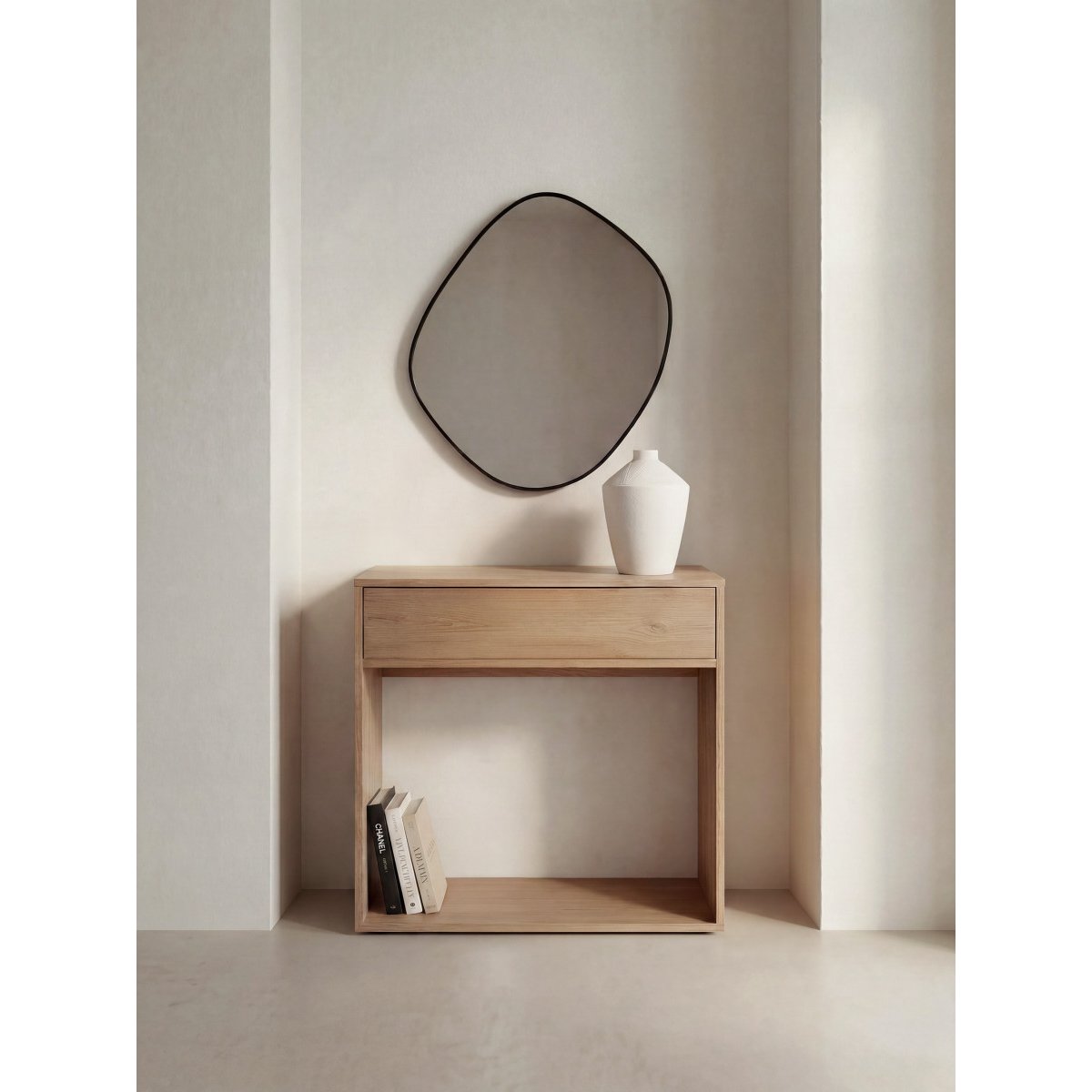 Console Mélamine - HEGAS beige clair, KENAY