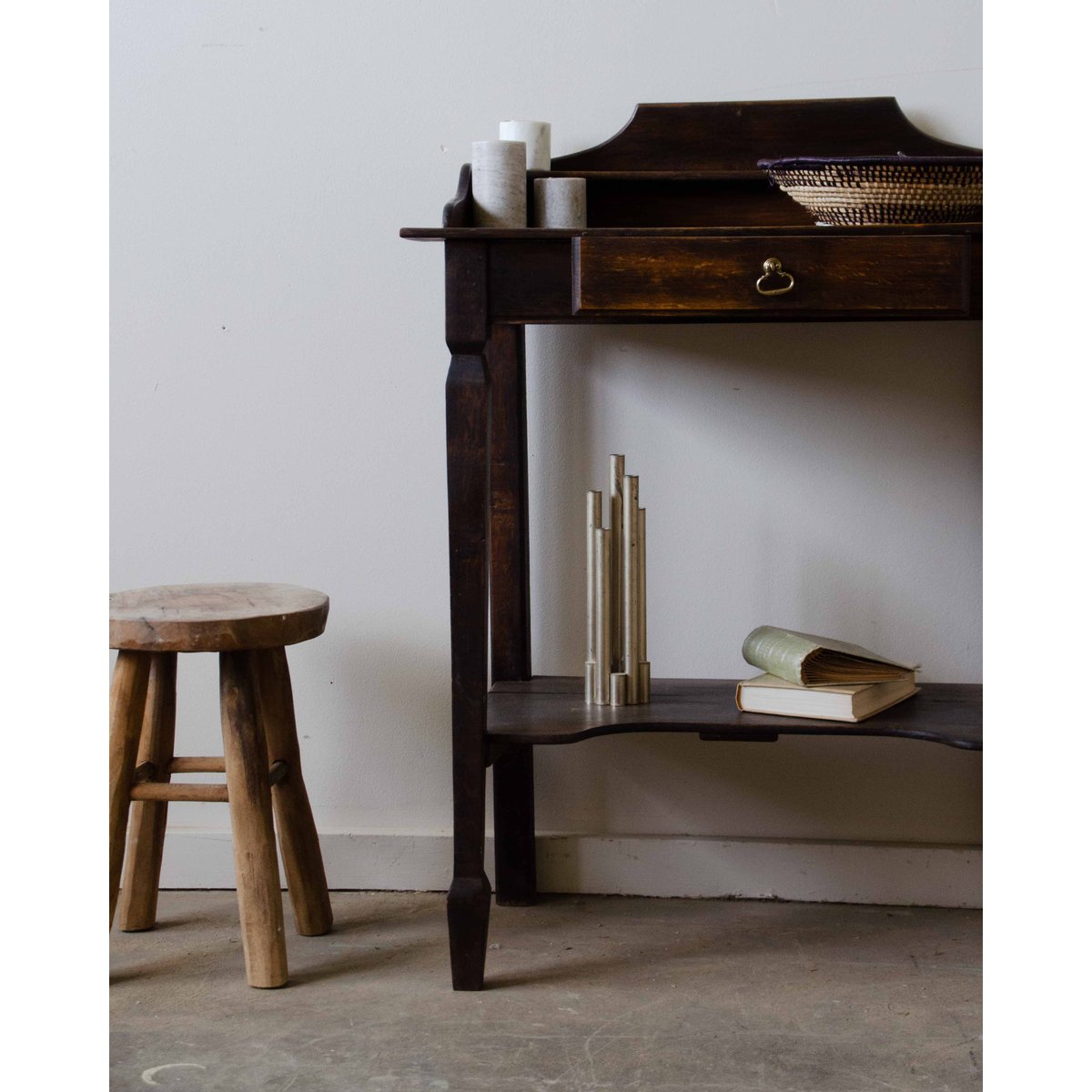 Bureau brun foncé Edouard N°725 - Bon état marron, DEBONGOUT