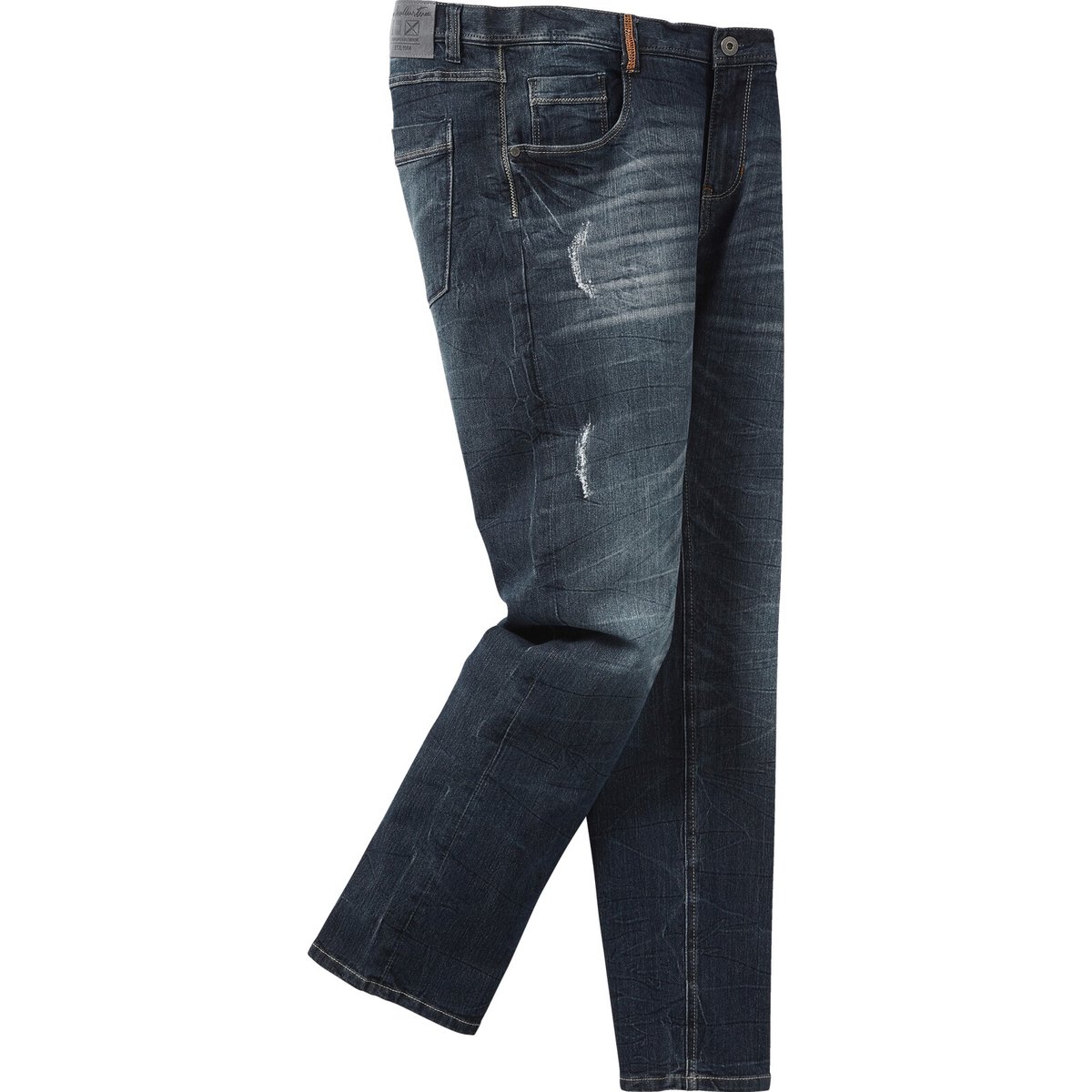 Jean taille basse JURIEN bleu foncé, JAN VANDERSTORM