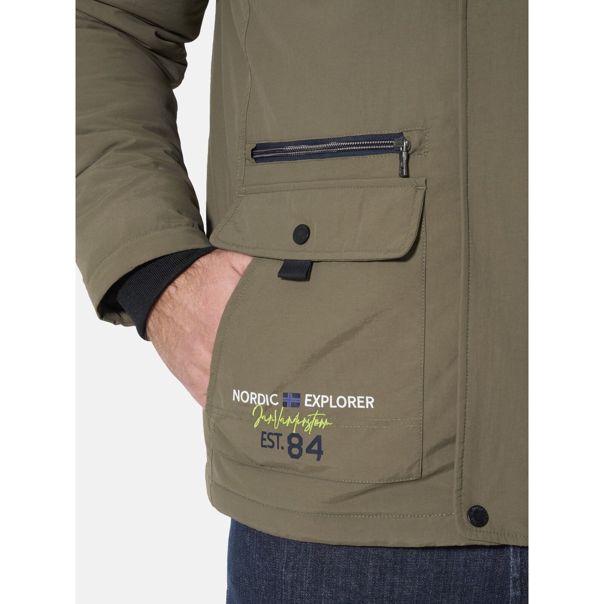 Veste outdoor NIVIN olive, JAN VANDERSTORM