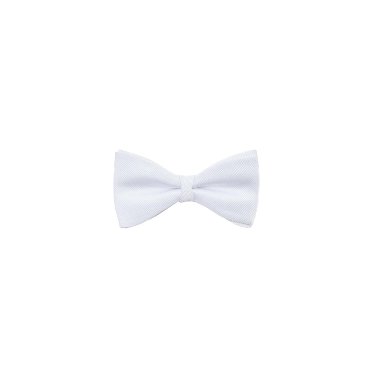 Nœud papillon en soie micro-structure blanc, MANGO MAN