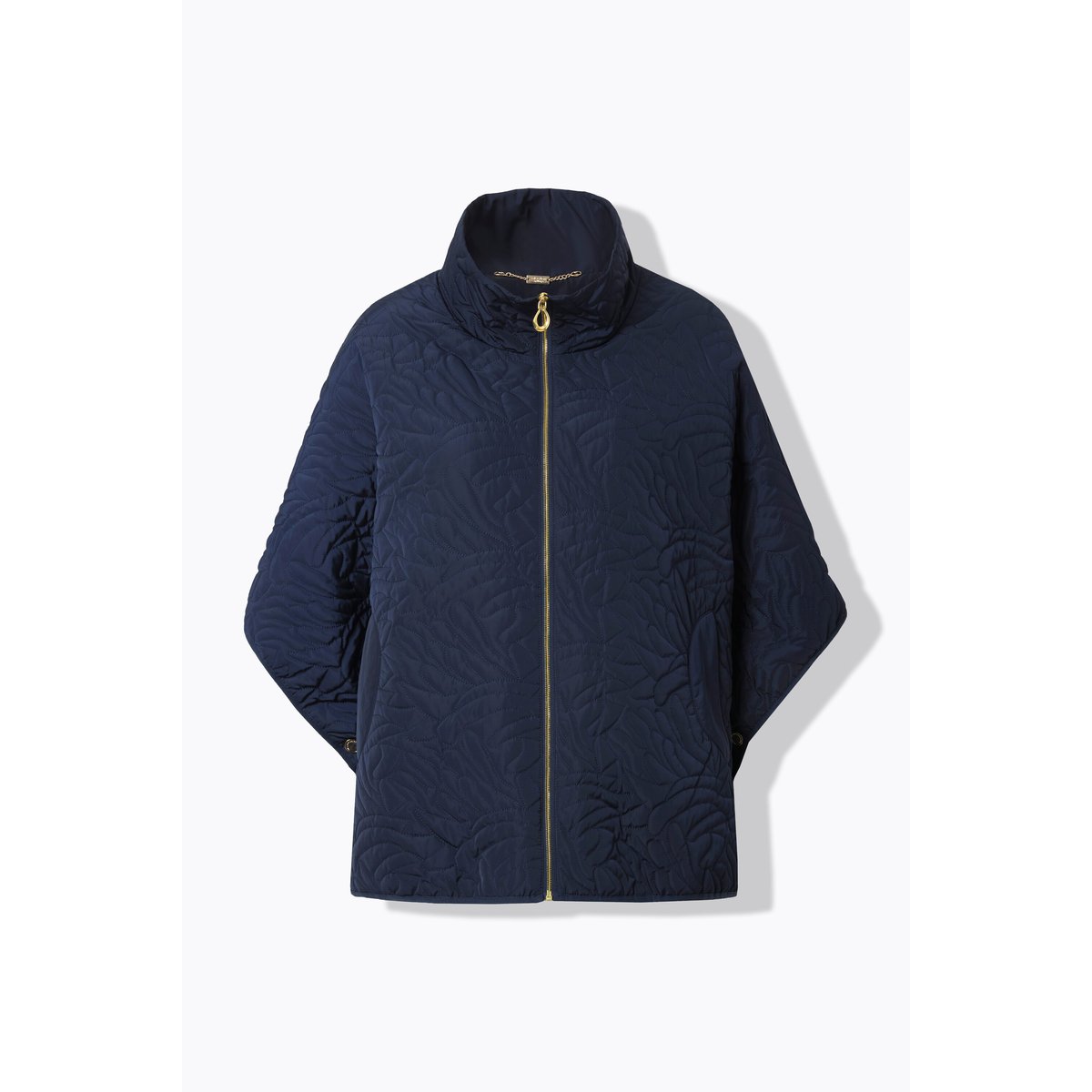 Poncho matelassé oversize marine foncé, ULLA POPKEN