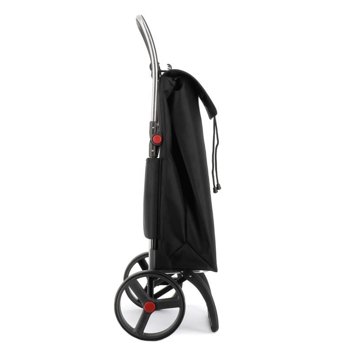 IMAX MF - Chariot de course Pliable - 2 grandes roues - Noir rouge, ROLSER