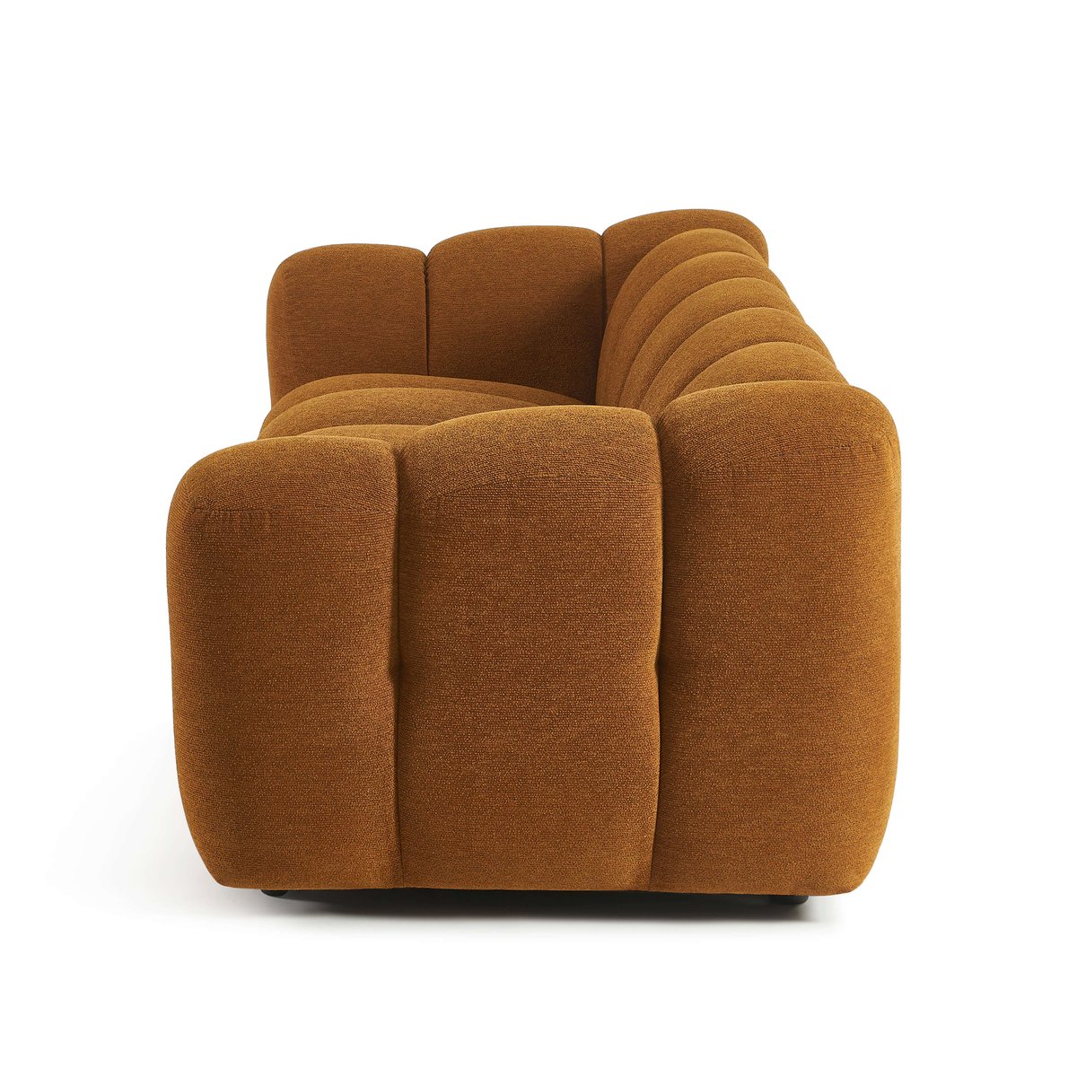 Canapé 3 places tissu tweed SUNNY bronze, SORELH
