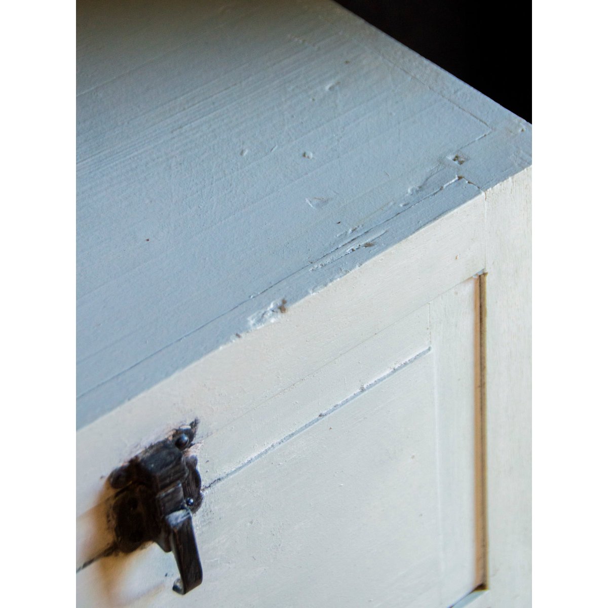 Meuble de métier en bois Fernand N°264 - Bon état blanc, DEBONGOUT