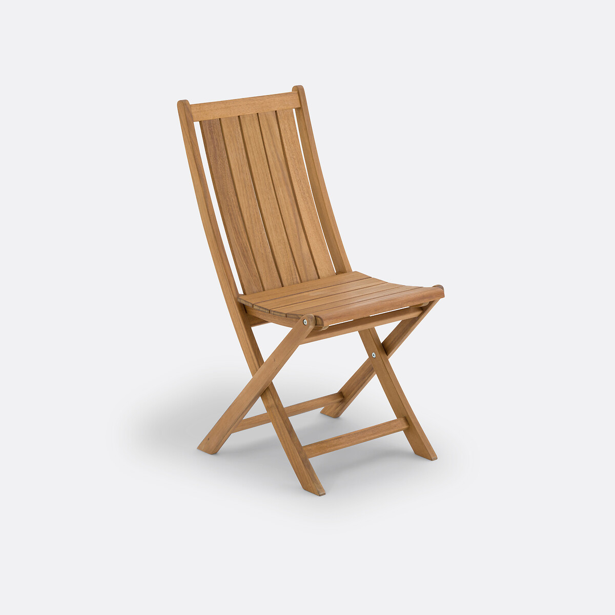Set van 2 plooibare tuinstoelen in acacia, Palera acacia, LA REDOUTE INTERIEURS