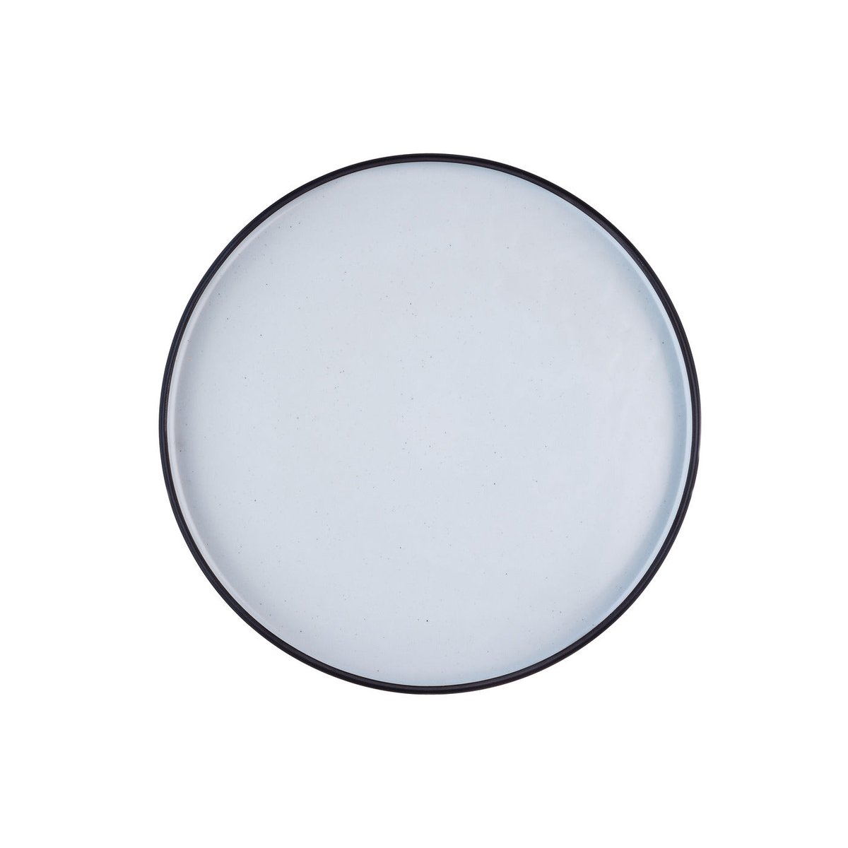 Lot de 2 plateaux & plats à four en grès, GOURMET blanc granité et noir onyx, BJORN