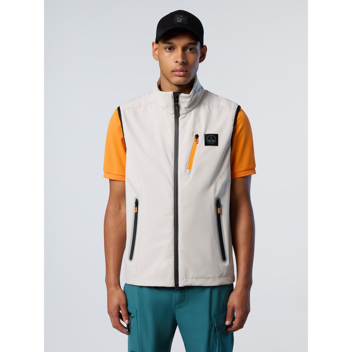 Gilet utilitaire Marin gris vapeur, NORTH SAILS