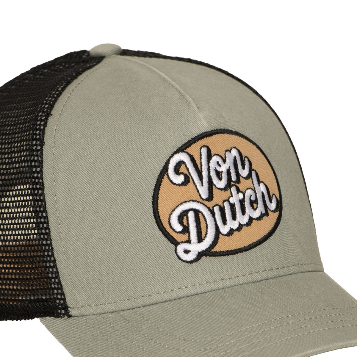 Casquette trucker ACID kaki clair/beige/noir, VON DUTCH