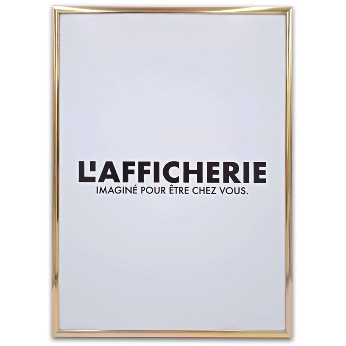 Cadre aluminium or blanc, L'AFFICHERIE