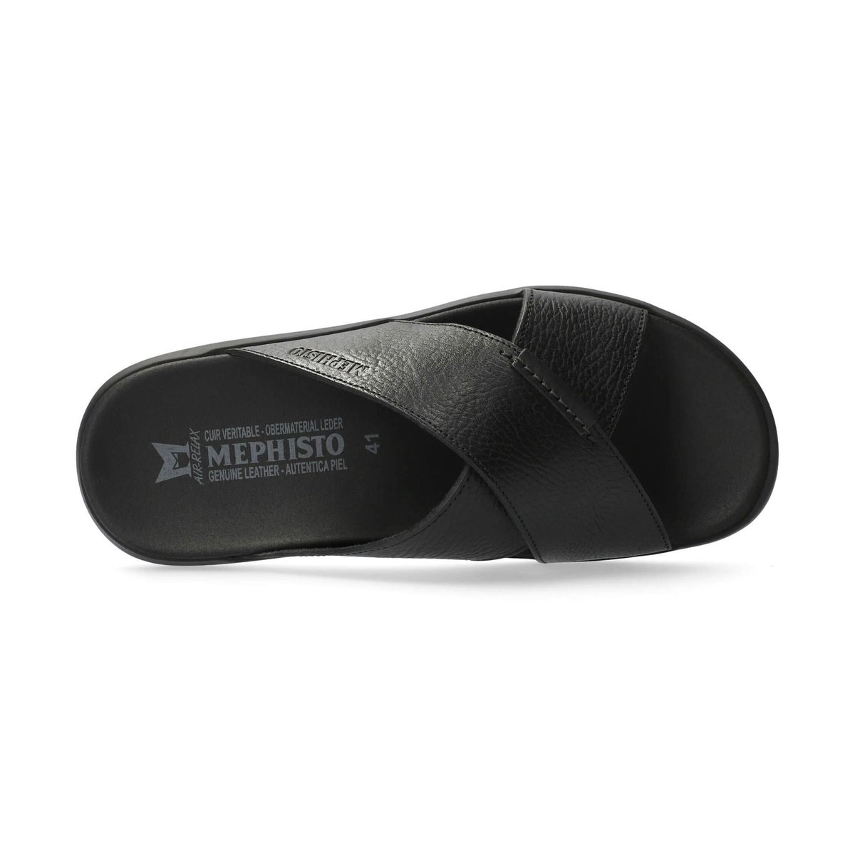 Sandales en cuir CONRAD noir p5134011, MEPHISTO