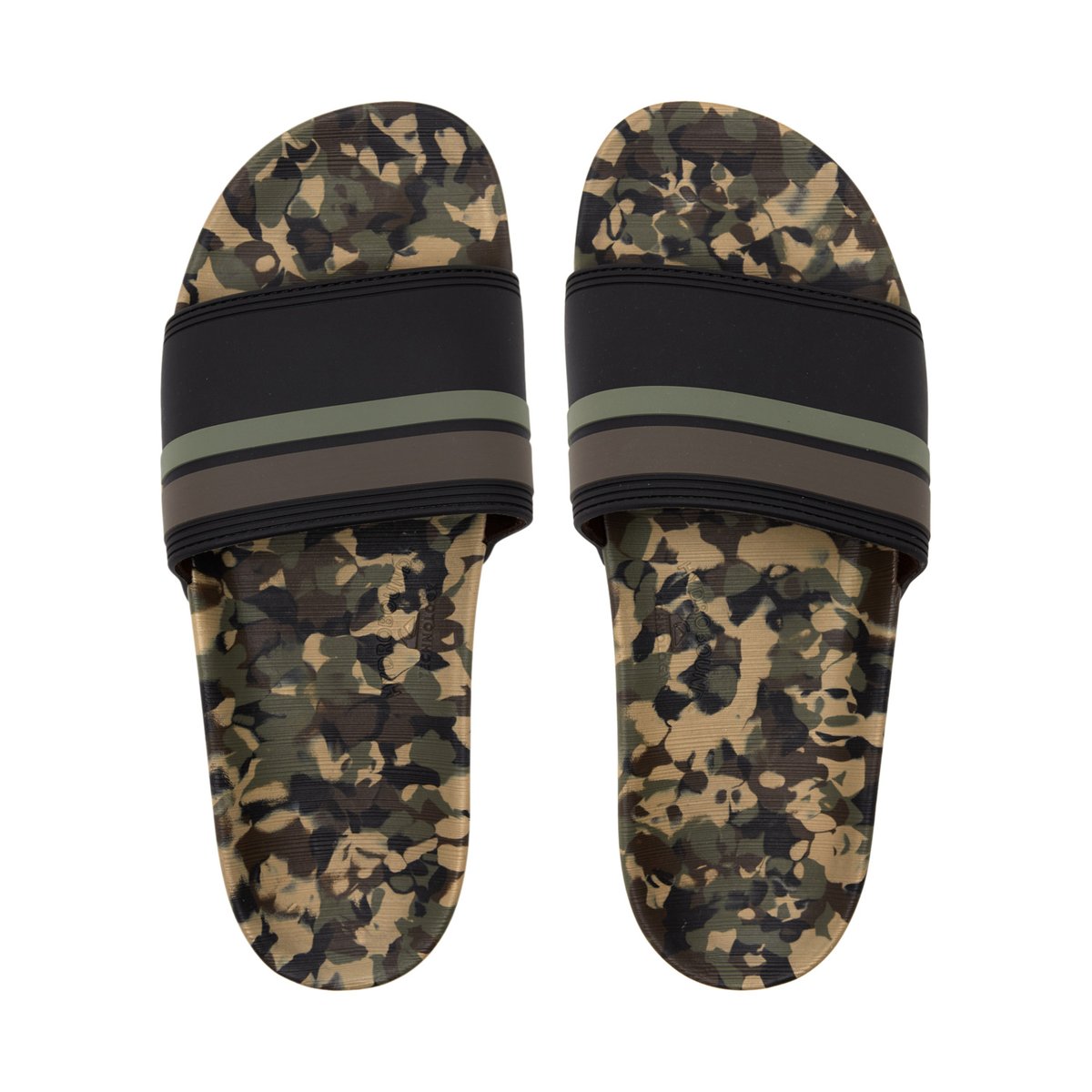 Claquettes RIVI SLIDE vert green 2, QUIKSILVER