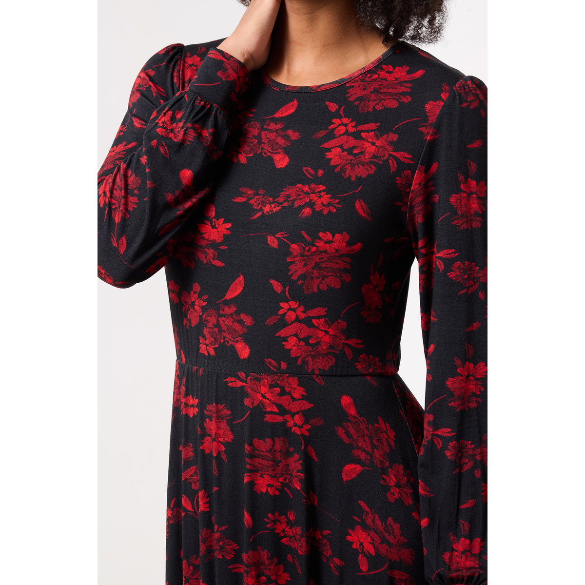 Robe Imprimée en Jersey Rosie noir, JOE BROWNS