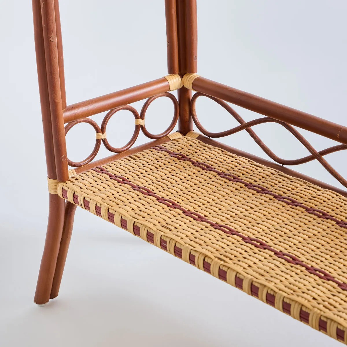 Console en rotin tressé BAGATELLE marron, KOK