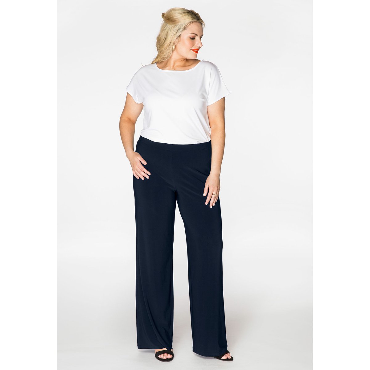 Pantalon longue marine, YOEK