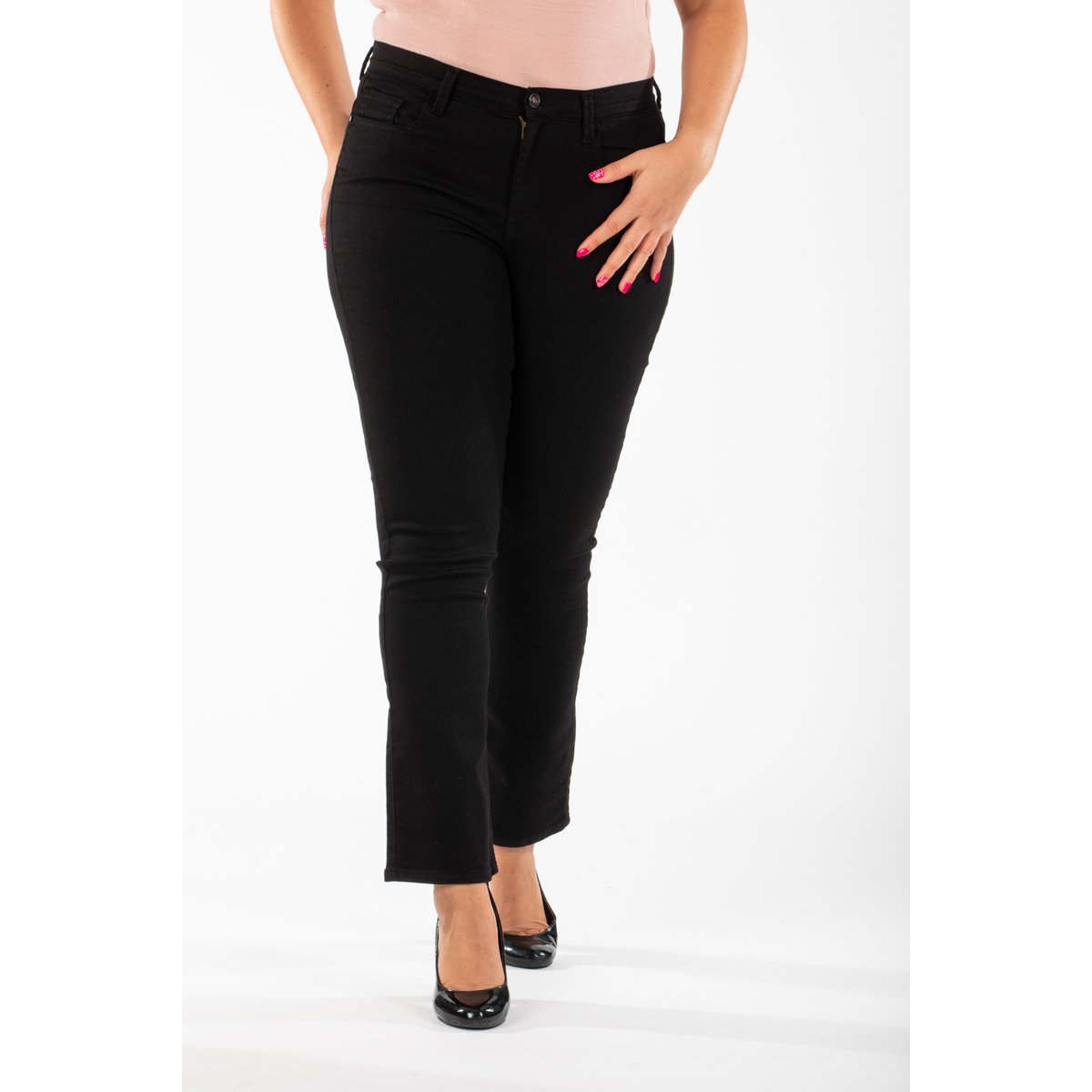 Jeans bootcut OBBO3 noir, OBER