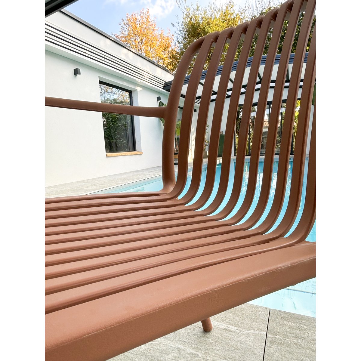 Ensemble repas de jardin 6 places en alu LAMU gris anthracite, DCB GARDEN