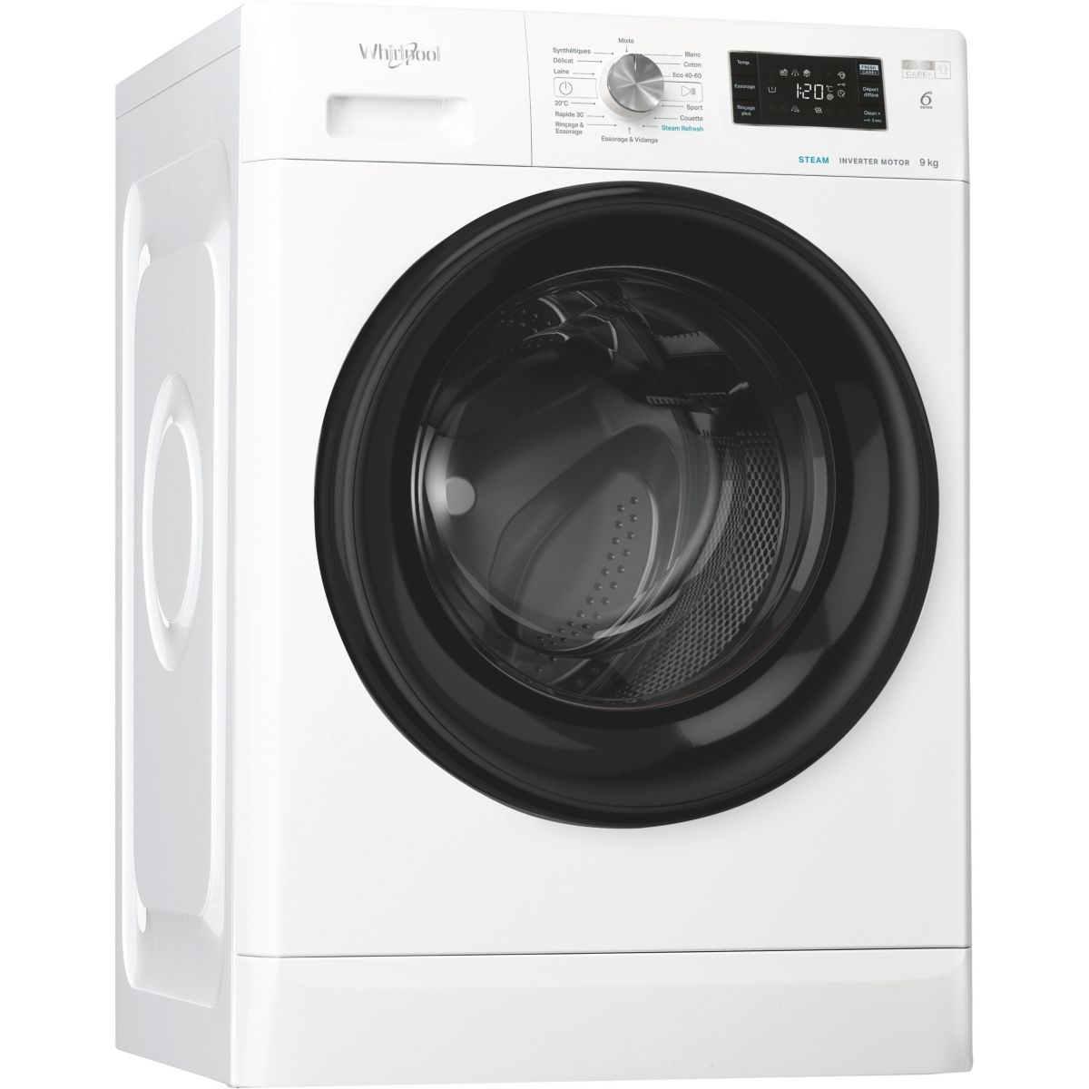 Lave linge hublot FFBP9489BVFR couleur unique, WHIRLPOOL