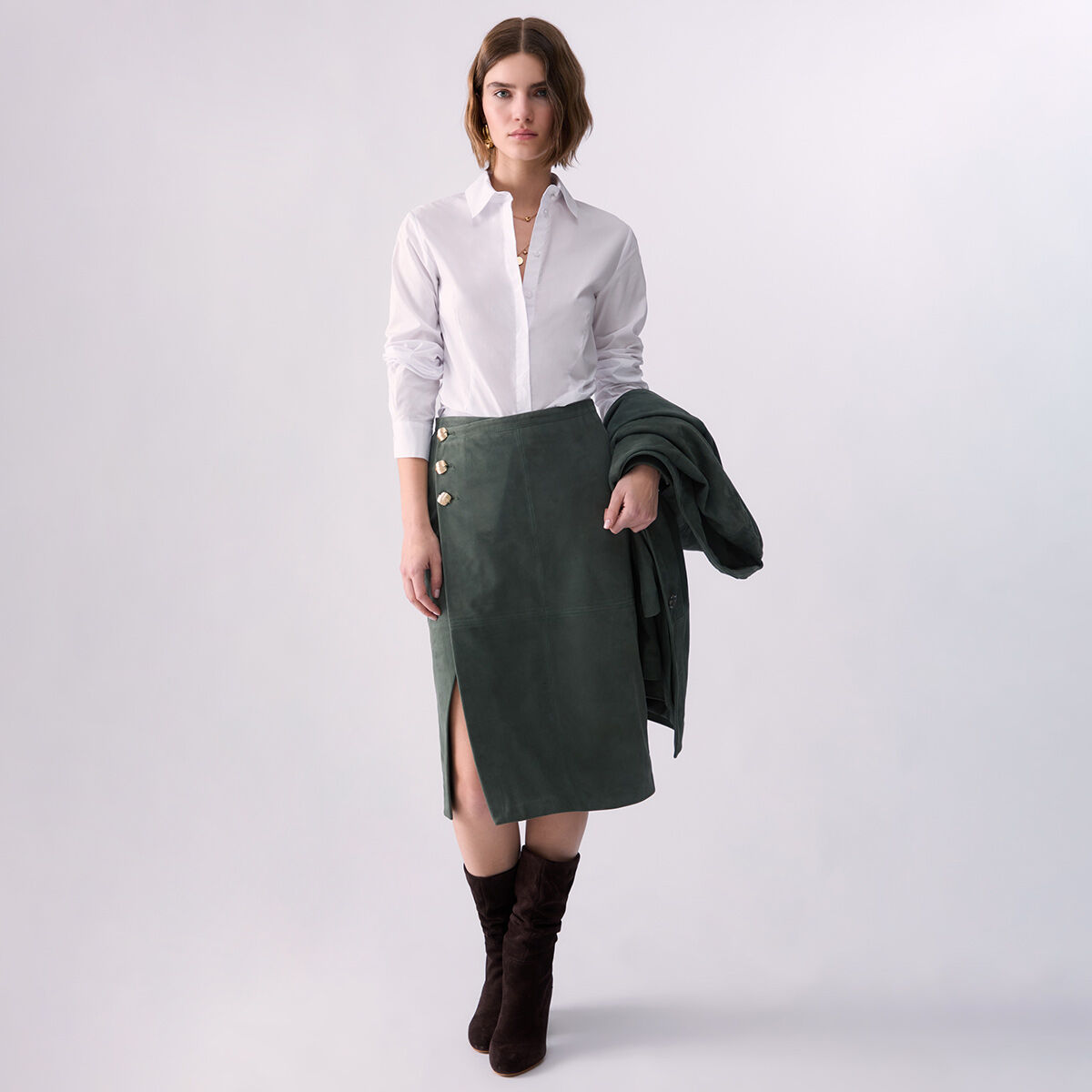 Chemise en popeline blanc et je t'aime, LIU JO
