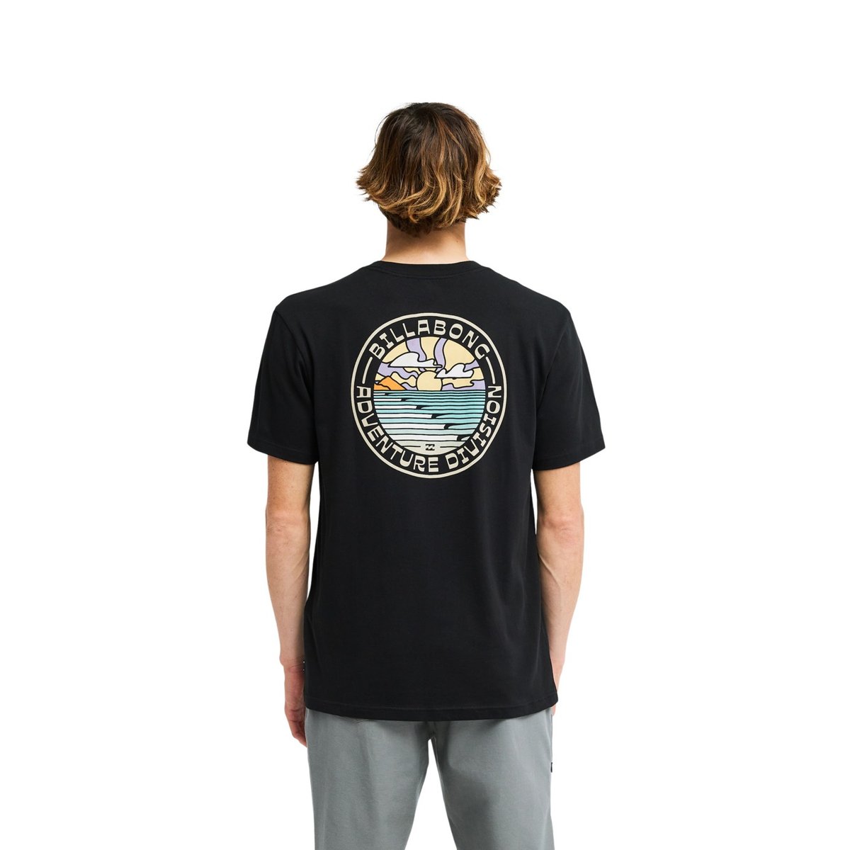 T shirt manches courtes ROCKIES noir black, BILLABONG