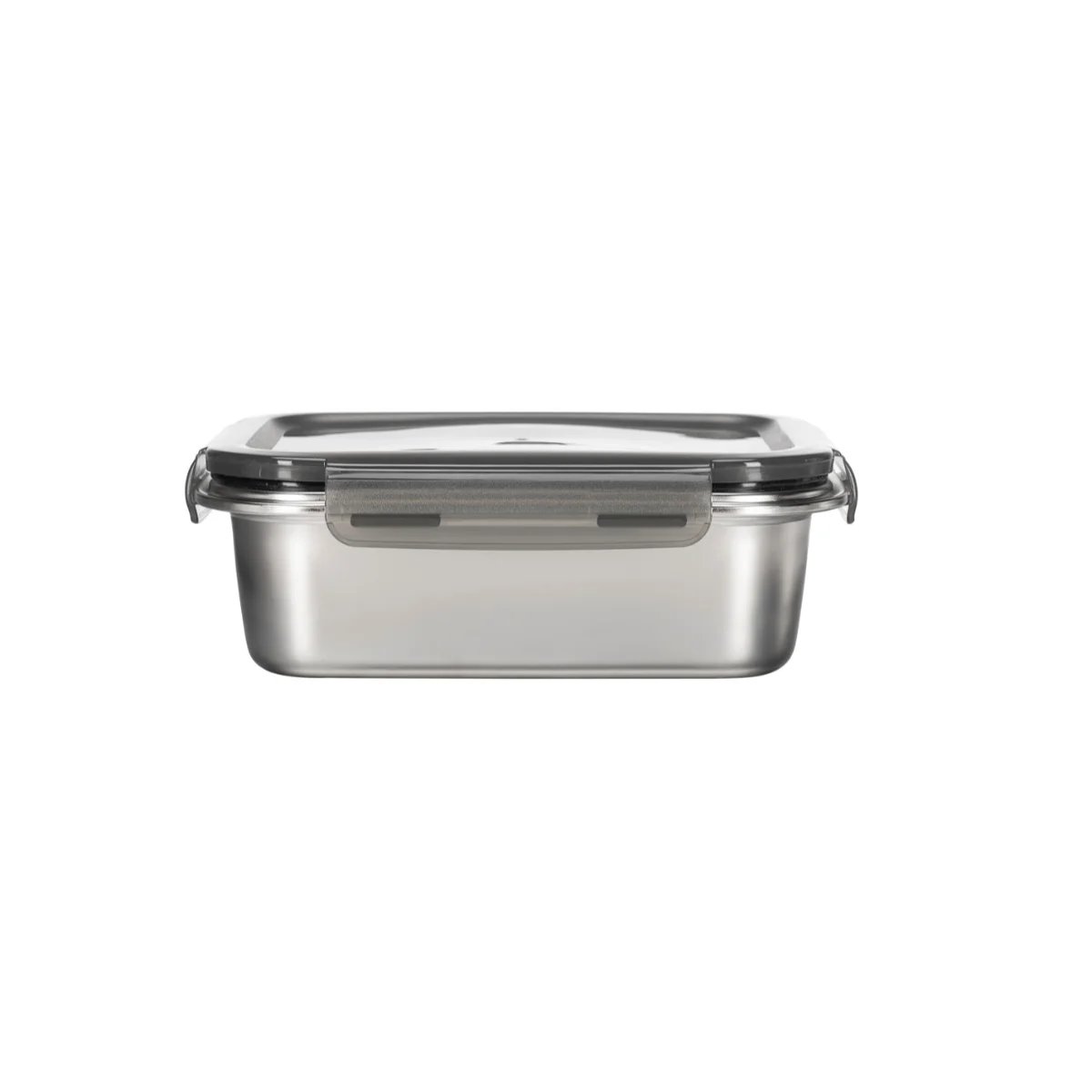 Lot de 5 boîtes rectangulaires en inox (650, 1300, 5000 ml) - Nomade argenté, LAGUIOLE CUISSON