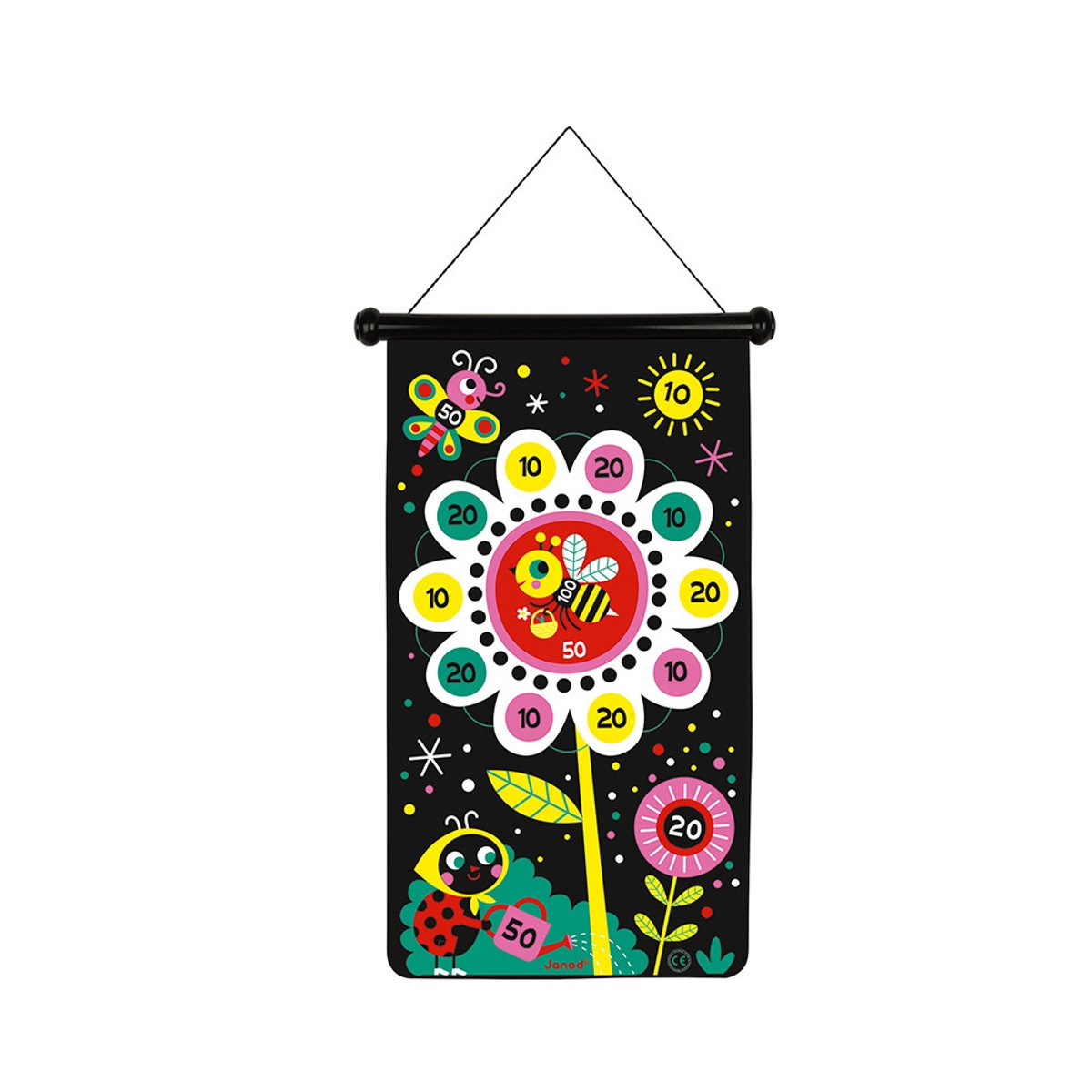 Jeu De Fléchettes Magnétiques Jardin noir, JANOD