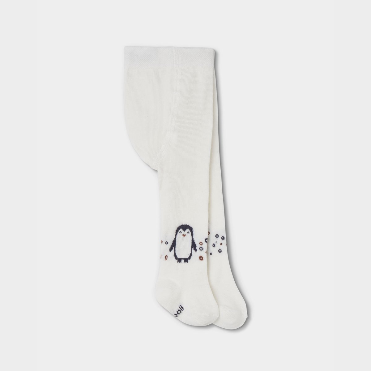 Collants bébé imprimé pingouin blanc, BOBOLI