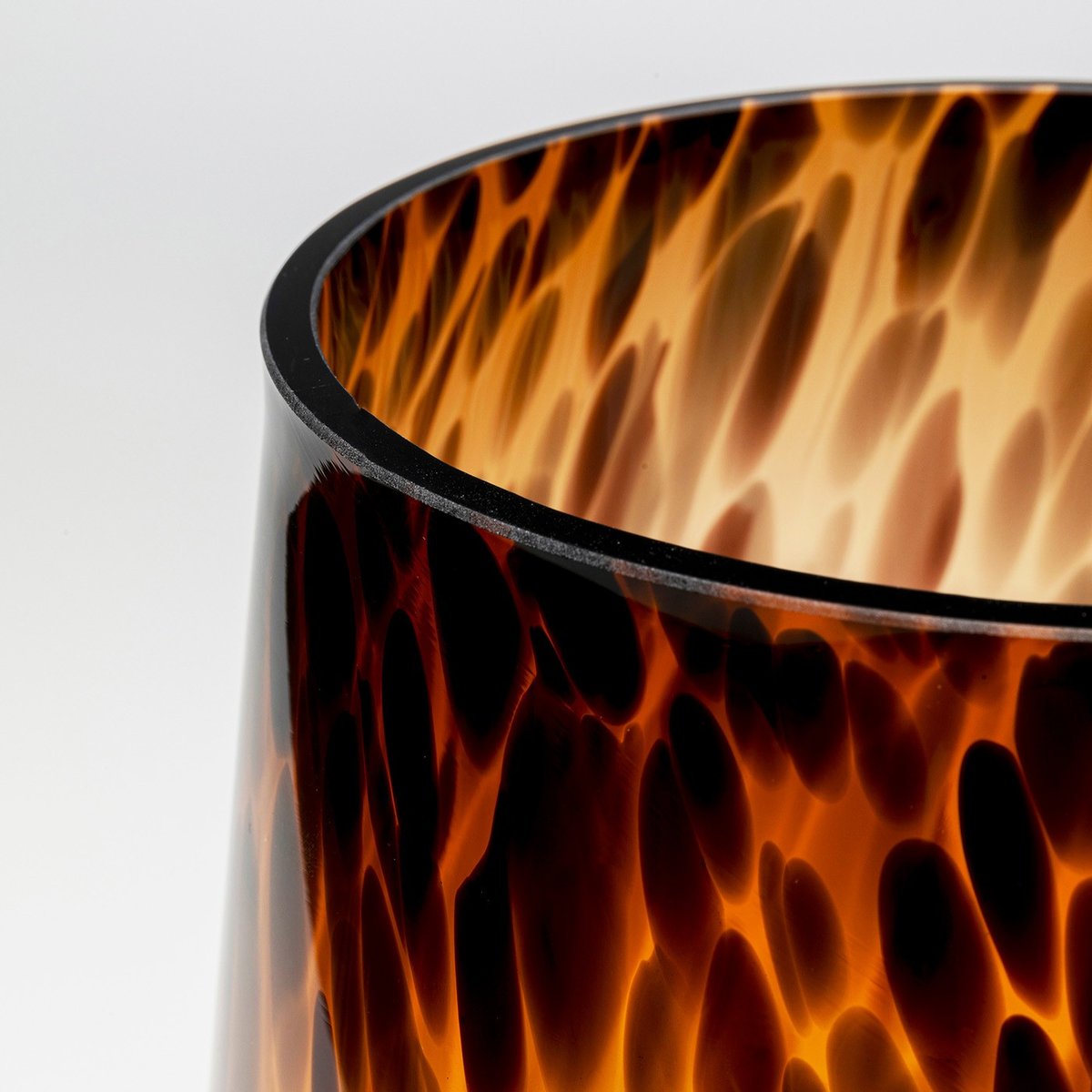 Vase en verre, CARAMEL marron, KARE DESIGN
