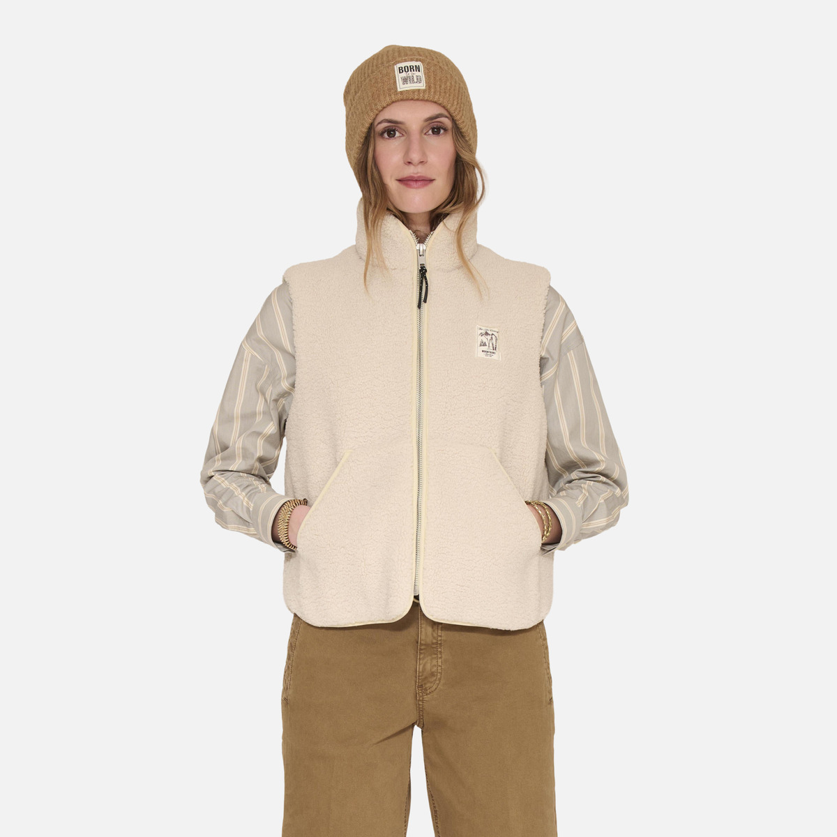 Gilet GALIO natural, MKT STUDIO