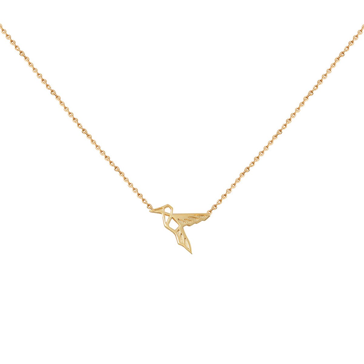 Collier doré - mini colibri doré, CAROLINE NAJMAN