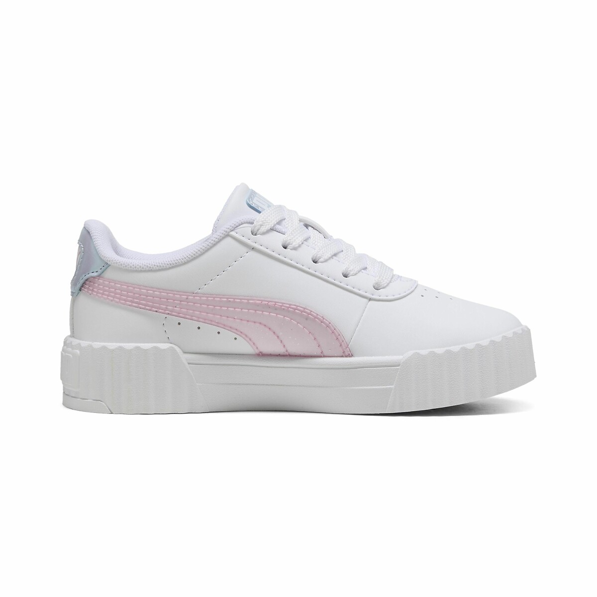 Baskets cuir Carina 3.0 Blurry Dreams blanc/rose, PUMA