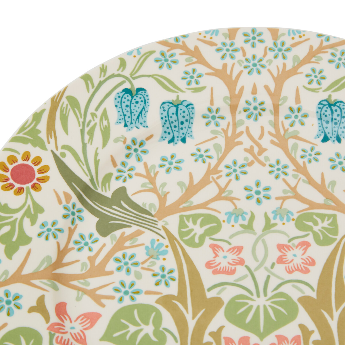 Set of 4 Morris & Co. Assorted Dessert Plates multi-coloured, MORRIS & CO.