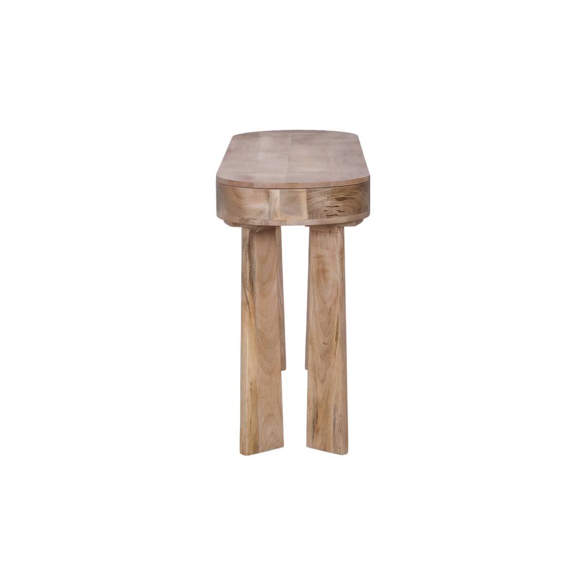 Console en bois de manguier LUMEYA bois clair, MADE IN MEUBLES
