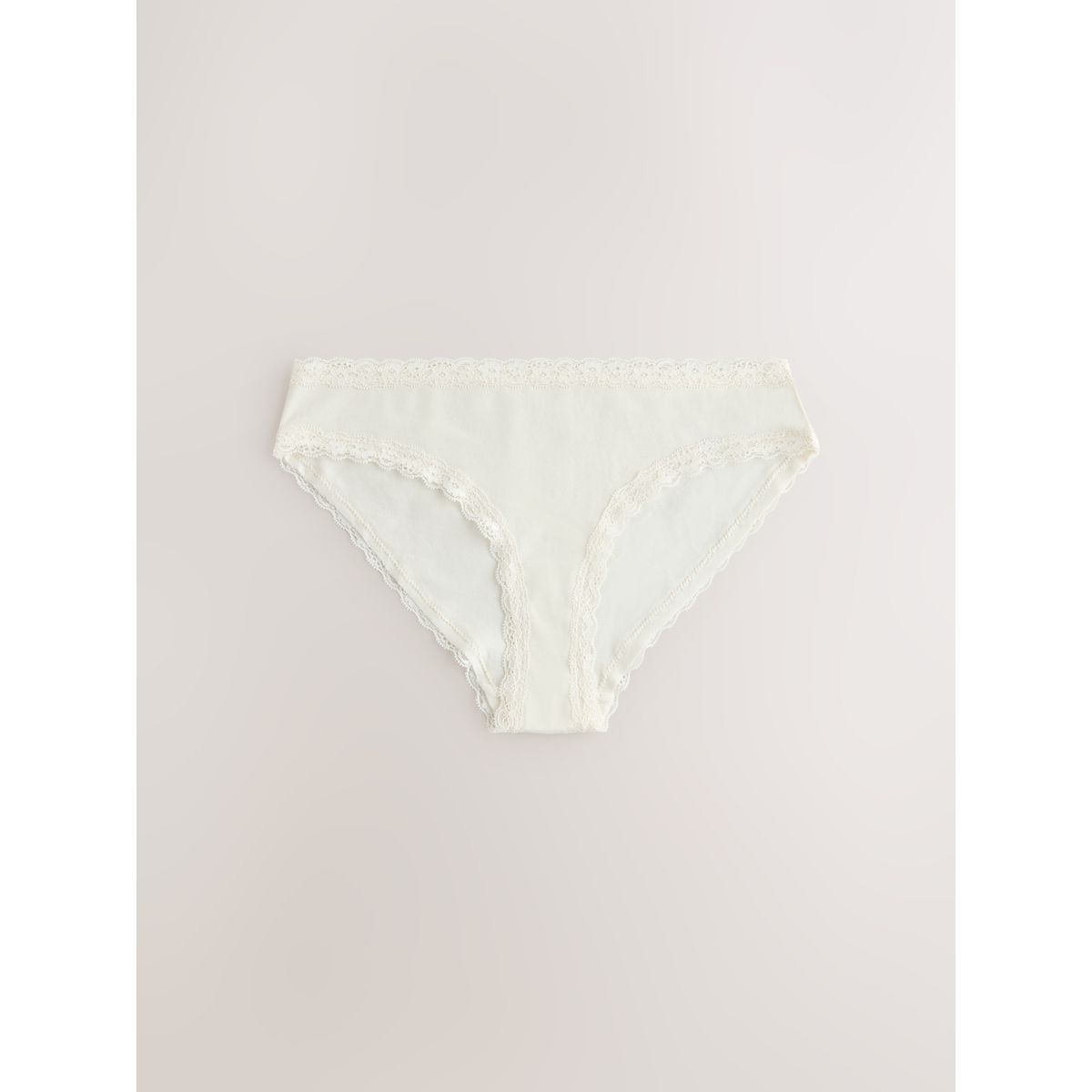 Culotte en dentelle et coton, lot de 4 bleu marine rayé, NEXT