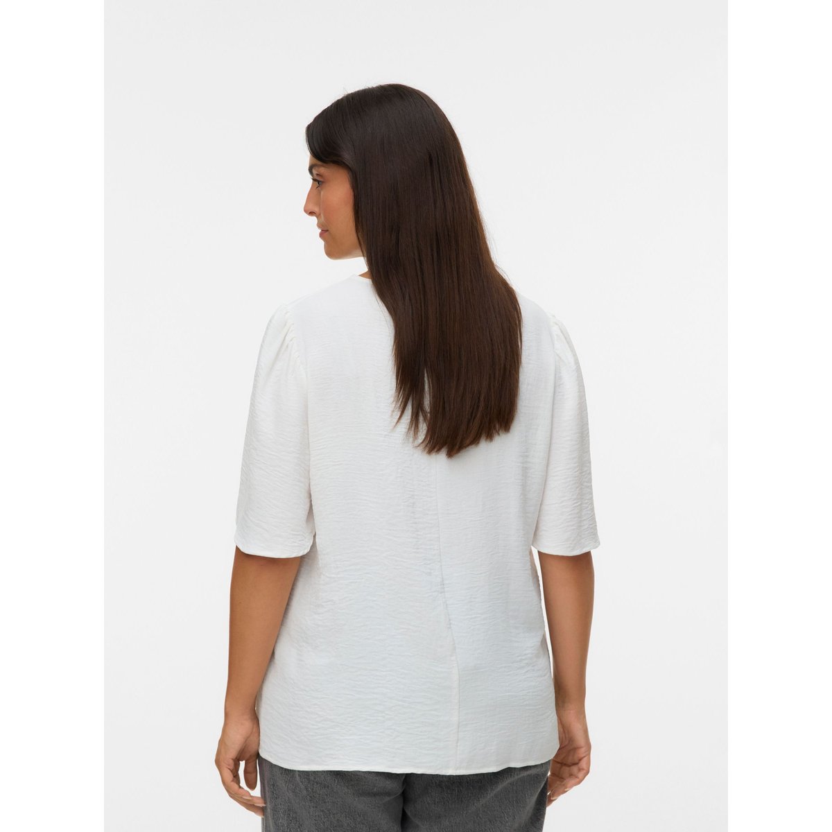 T-Shirt cloud dancer, VERO MODA