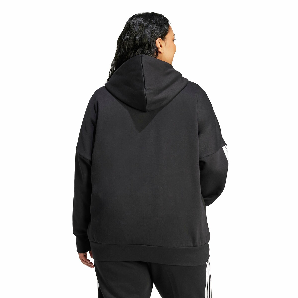 Sweat à capuche zippé Essentials 3-Stripes noir, ADIDAS SPORTSWEAR