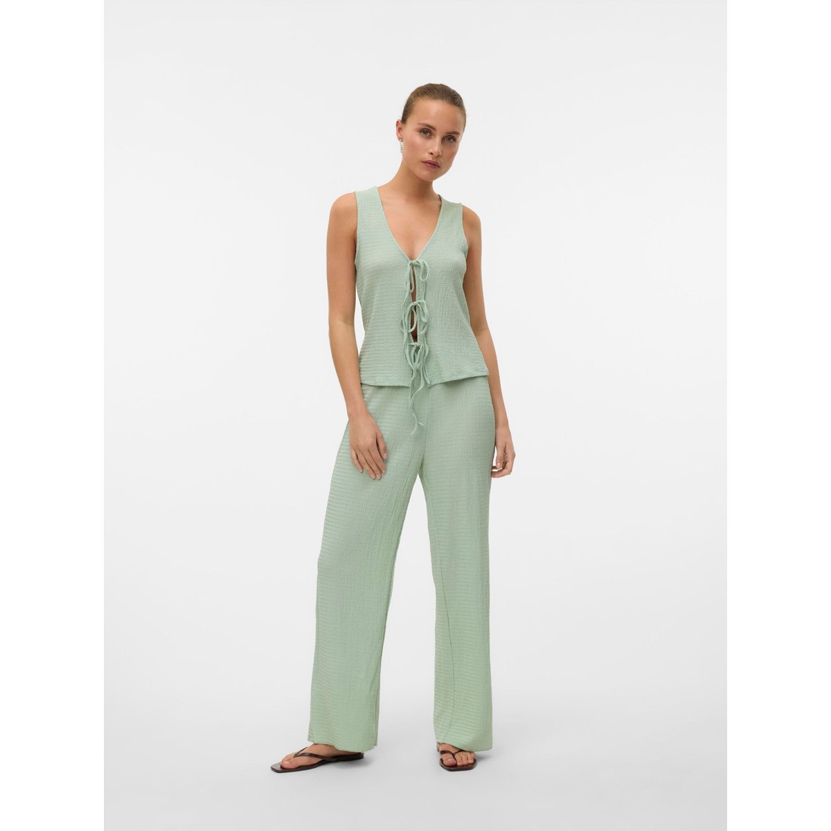 Top silt green, VERO MODA