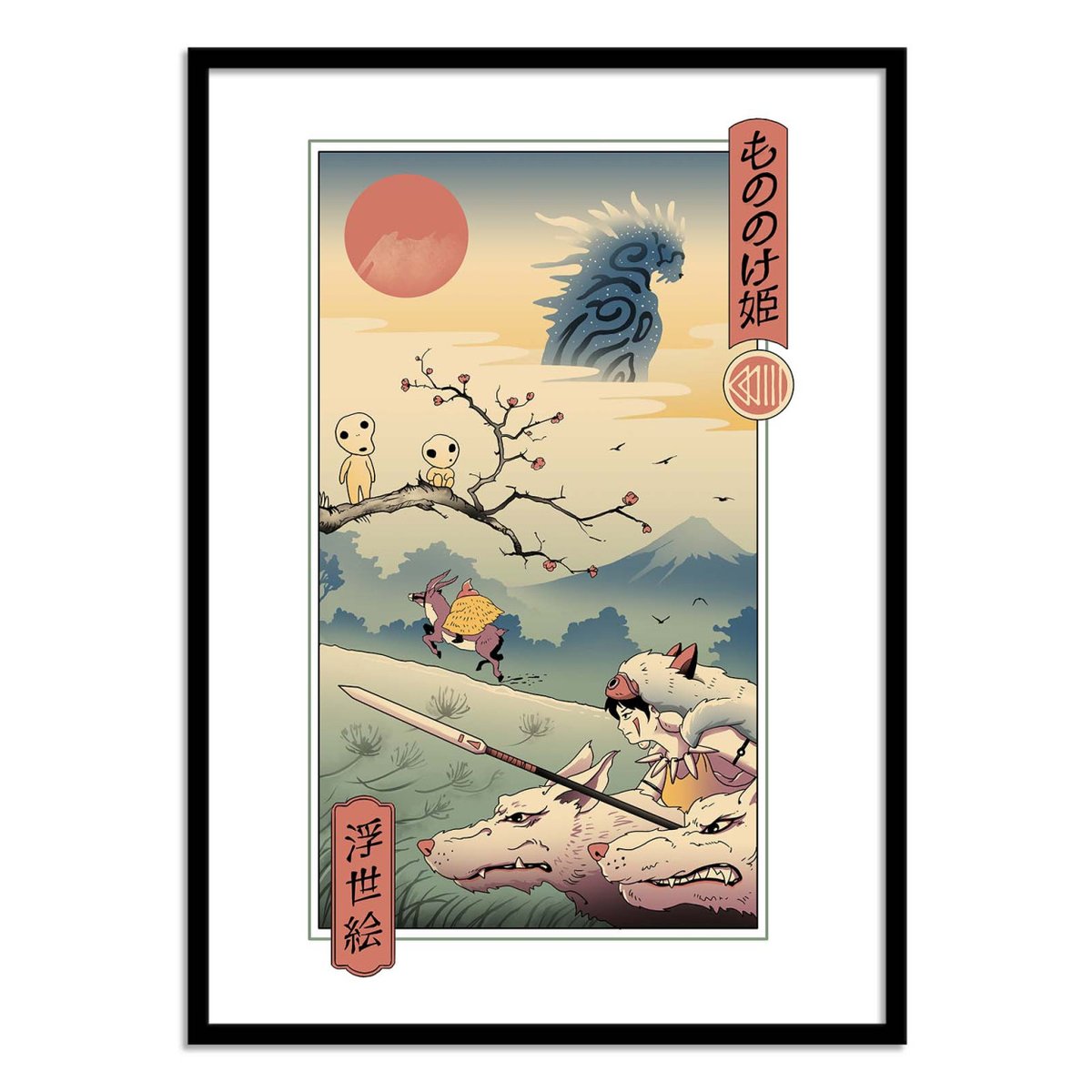 Affiche d'art - Wolf spirits - Vincent Trinidad affiche d'art, WALL EDITIONS