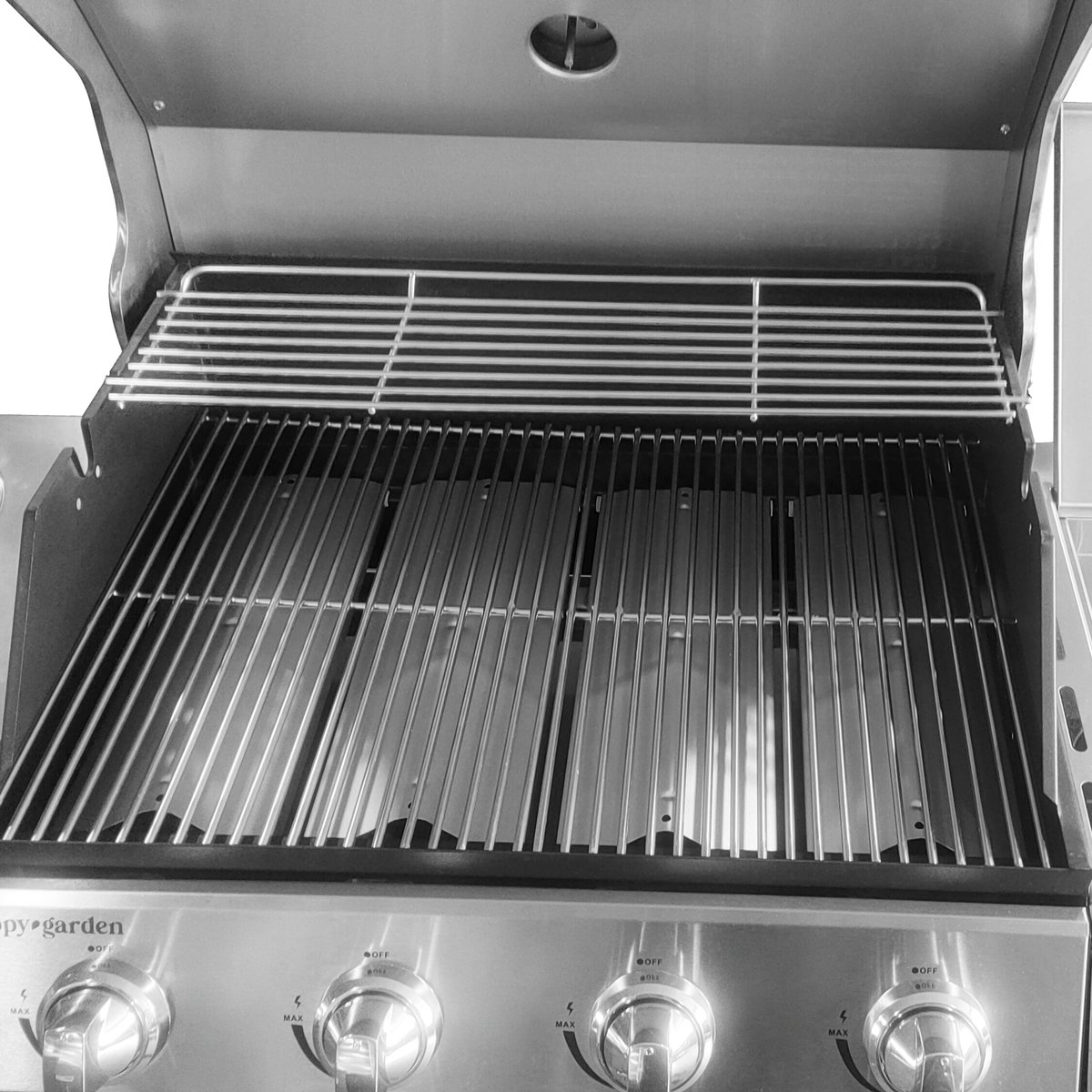 Cuisine d'extérieur, 4+1 brûleurs, TEXAS noir, HAPPY GARDEN