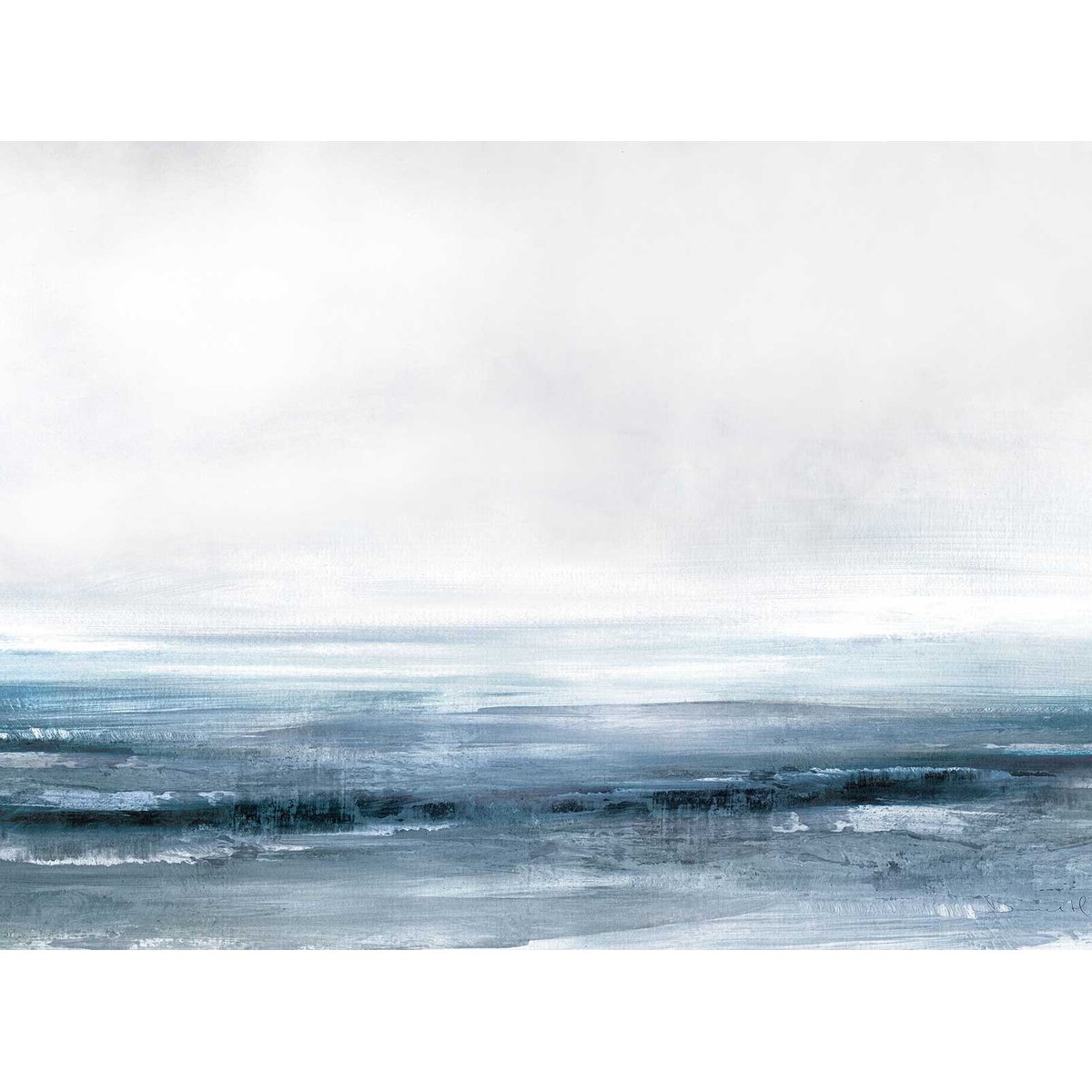 Papier peint horizon bleu intissé, HEXOA