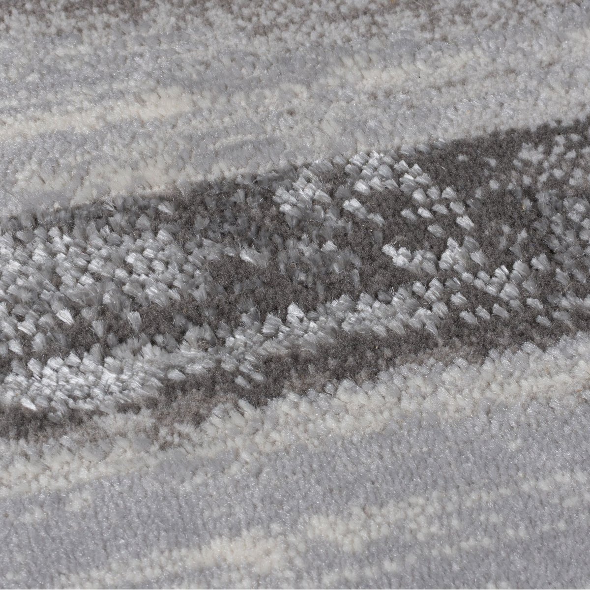 Tapis salon et chambre moderne BEAM gris, NOVATREND