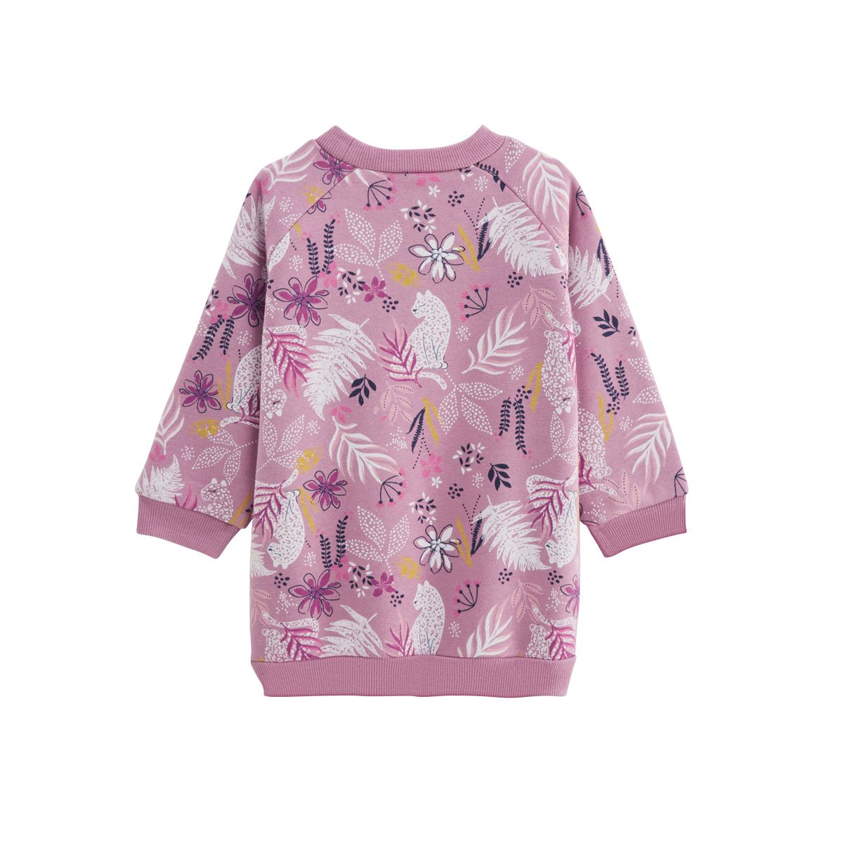 Robe enfant en molleton Louisa rose, PETIT BEGUIN